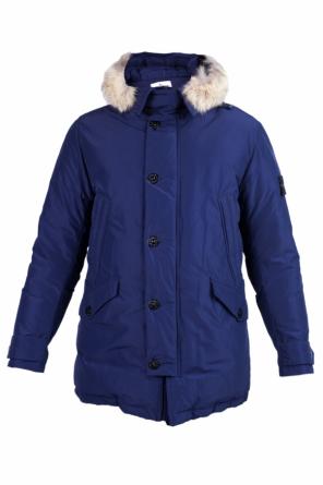 Down jacket with hood, zdjęcie 1 Down jacket with hood od Stone Island